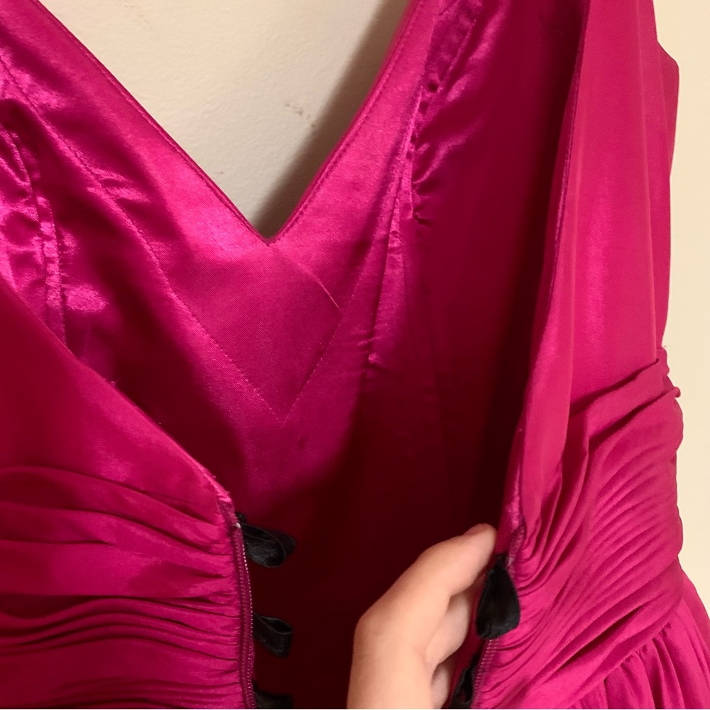 Fuchsia Prom Dress - Picture 6 of 7